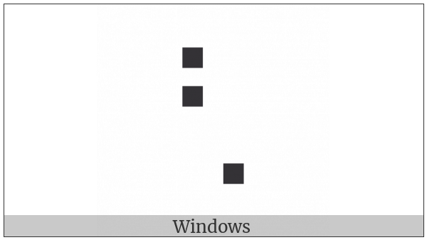 Braille Pattern Dots-128 on various operating systems