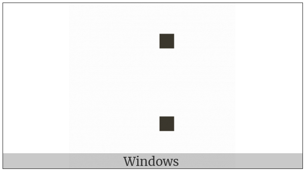 Braille Pattern Dots-48 on various operating systems
