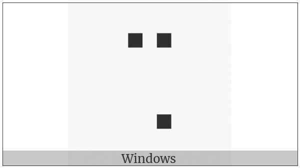 Braille Pattern Dots-148 on various operating systems