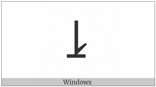 Downwards Harpoon With Barb Right To Bar on various operating systems