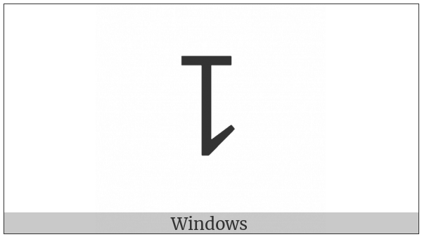 Downwards Harpoon With Barb Right From Bar on various operating systems