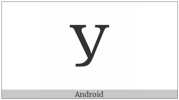 Cyrillic Capital Letter U on various operating systems