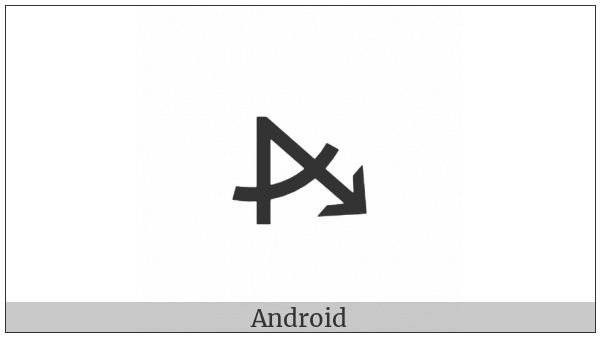 Measured Angle With Open Arm Ending In Arrow Pointing Right And Down on various operating systems
