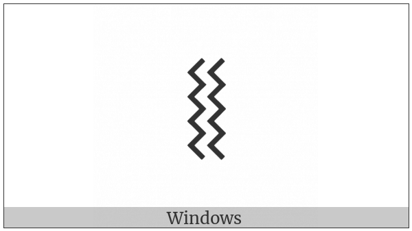 Right Double Wiggly Fence on various operating systems