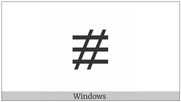 Identical To And Slanted Parallel on various operating systems