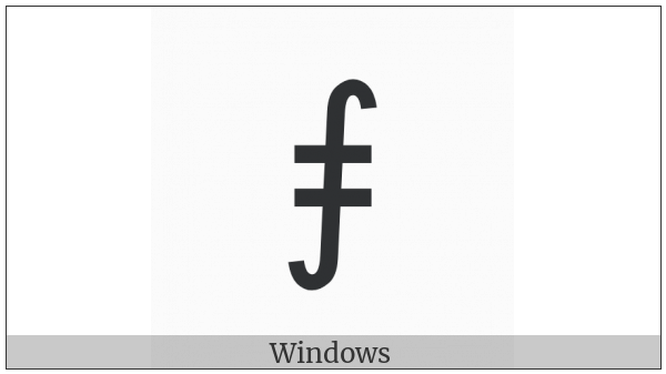 Integral With Double Stroke on various operating systems