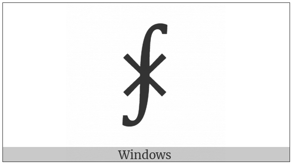 Integral With Times Sign on various operating systems