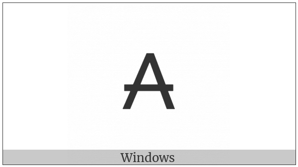 Logical And With Horizontal Dash on various operating systems