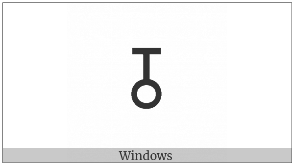 Down Tack With Circle Below on various operating systems