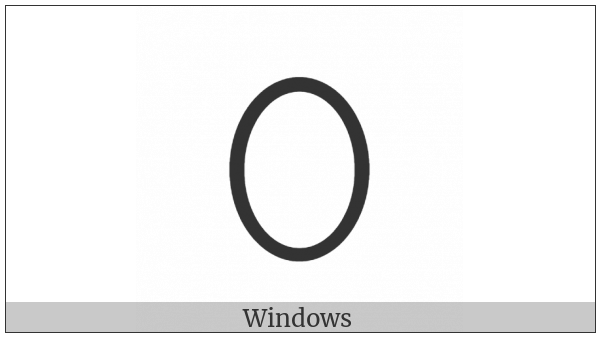 White Vertical Ellipse on various operating systems