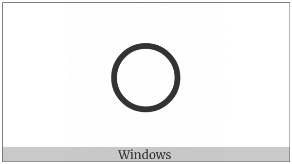 Heavy Circle on various operating systems
