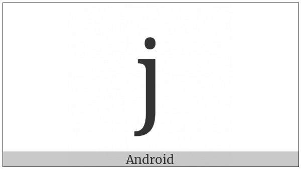 Cyrillic Small Letter Je on various operating systems