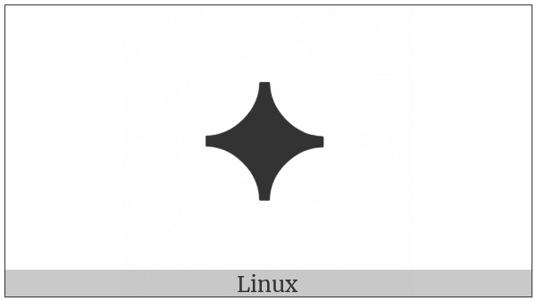 Light Four Pointed Black Cusp on various operating systems