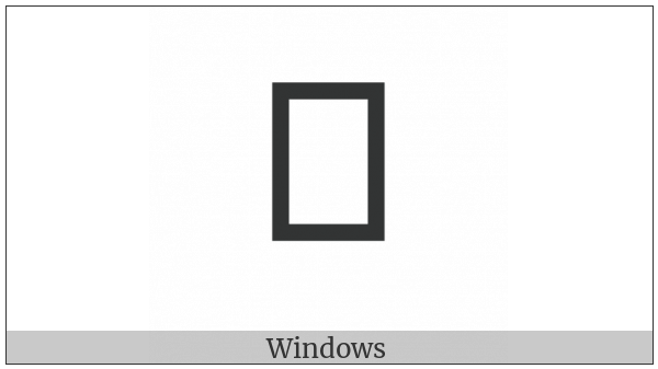 Duployan Affix Attached Tangent on various operating systems