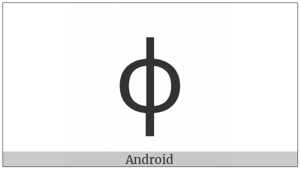 Coptic Small Letter Fi on various operating systems