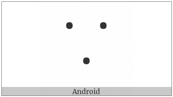 Two Dots Over One Dot Punctuation on various operating systems