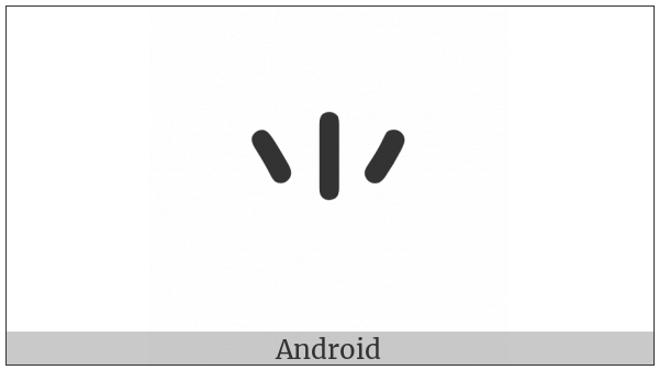 Cjk Radical Small One on various operating systems