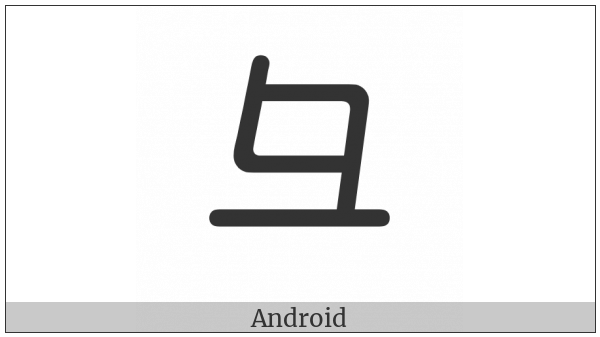 Cjk Radical Snout One on various operating systems