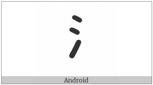 Cjk Radical Water One on various operating systems