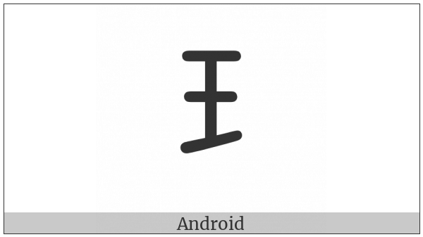 Cjk Radical Jade on various operating systems