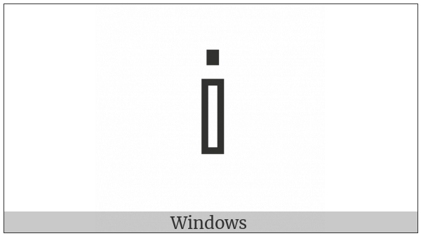 Mathematical Double-Struck Small I on various operating systems