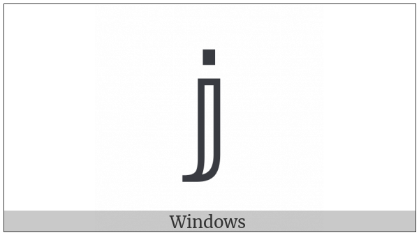 Mathematical Double-Struck Small J on various operating systems