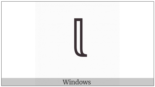 Mathematical Double-Struck Small L on various operating systems