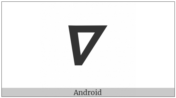 Mathematical Sans-Serif Bold Italic Nabla on various operating systems