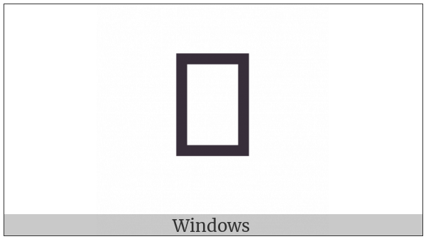 Signwriting Mouth Open Oval Wrinkled on various operating systems
