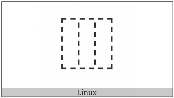 Ideographic Description Character Left To Middle And Right on various operating systems