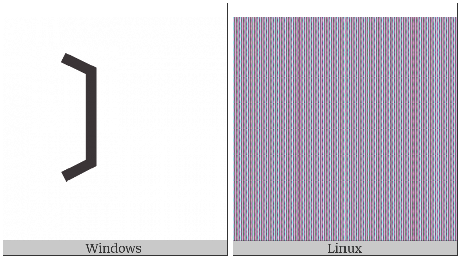 Right Tortoise Shell Bracket on various operating systems