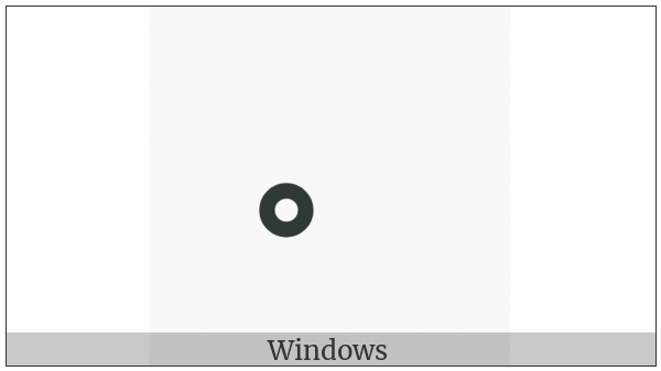 Ideographic Level Tone Mark on various operating systems