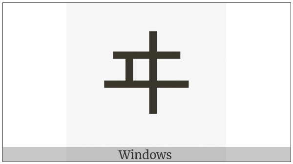 Katakana Letter Wi on various operating systems