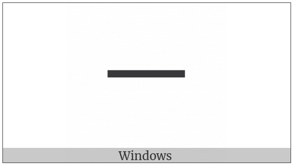Katakana-Hiragana Prolonged Sound Mark on various operating systems