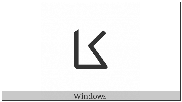 Arabic Mathematical Stretched Kaf on various operating systems