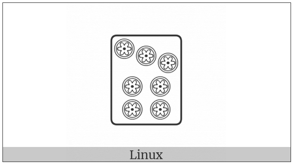 Mahjong Tile Seven Of Circles on various operating systems