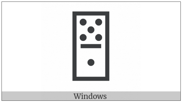 Domino Tile Vertical-05-01 on various operating systems