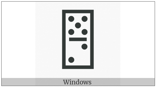 Domino Tile Vertical-05-02 on various operating systems
