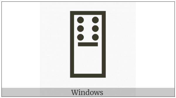 Domino Tile Vertical-06-00 on various operating systems