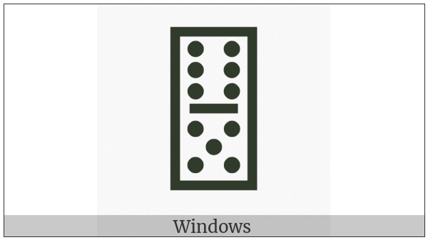 Domino Tile Vertical-06-05 on various operating systems