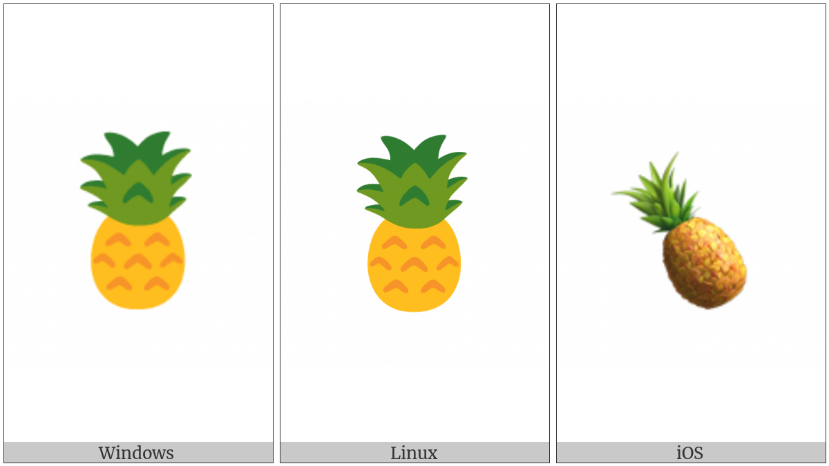 Pineapple on various operating systems