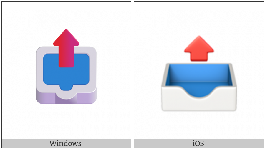 Outbox Tray on various operating systems