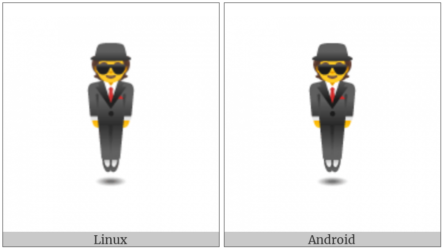 Man In Business Suit Levitating on various operating systems