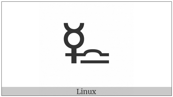 Alchemical Symbol For Mercury Sublimate on various operating systems