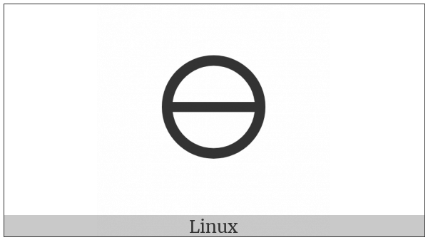 Alchemical Symbol For Salt on various operating systems