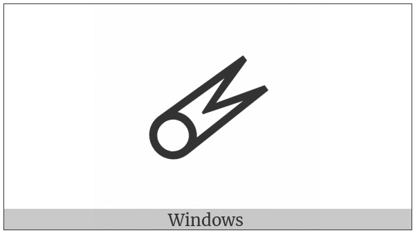 Alchemical Symbol For Marcasite on various operating systems