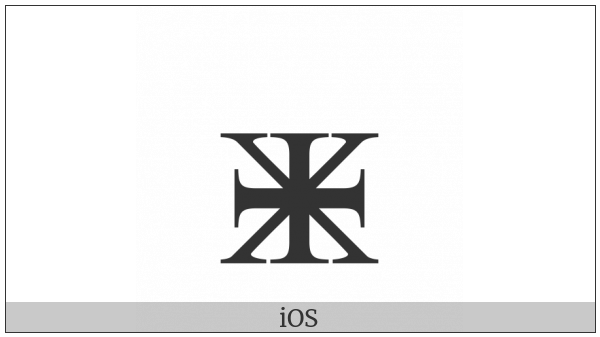 Alchemical Symbol For Sal-Ammoniac on various operating systems