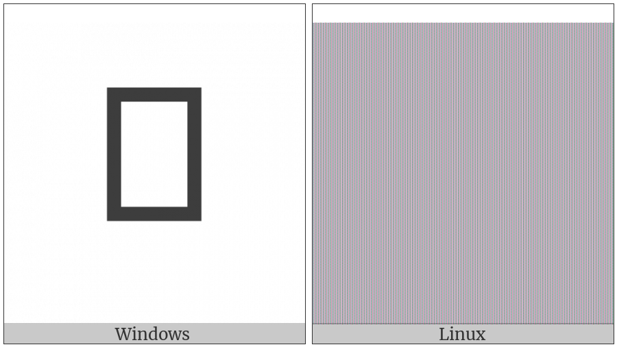 Rightwards Left-Shaded White Arrow on various operating systems
