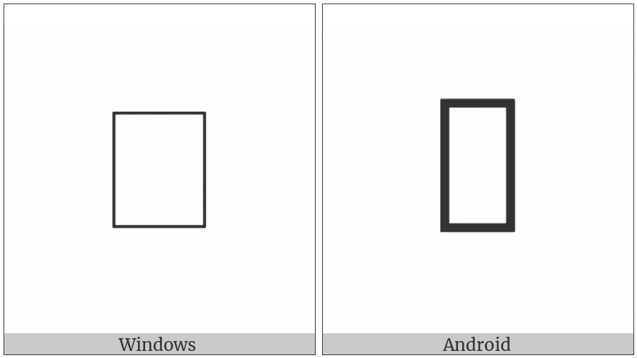 Left Half Circle With Dot on various operating systems