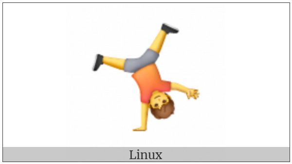 Person Doing Cartwheel on various operating systems
